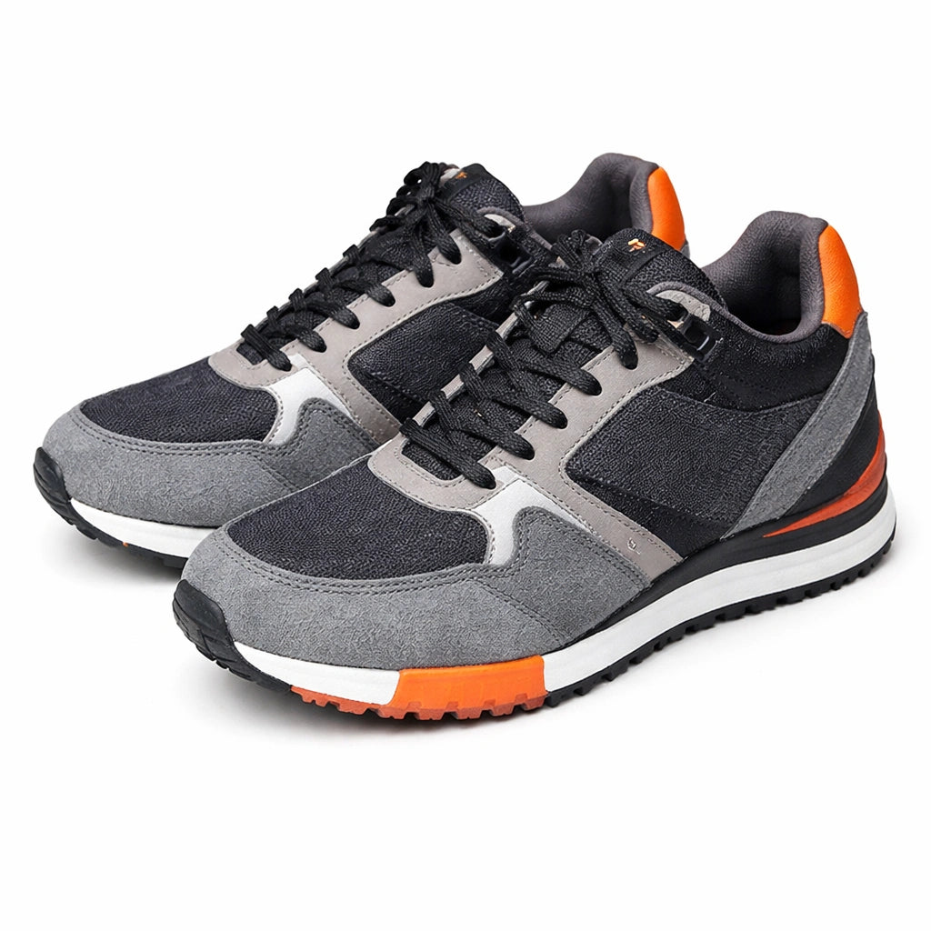 Men’s Grey & Black Sneakers (inside)