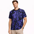 Vibrant Purple Tropical Leaf Tee (IN SIDE)