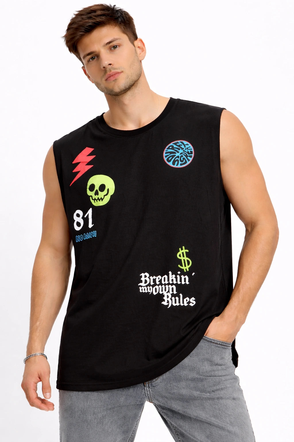 Men’s Black T-Shirt (inside)