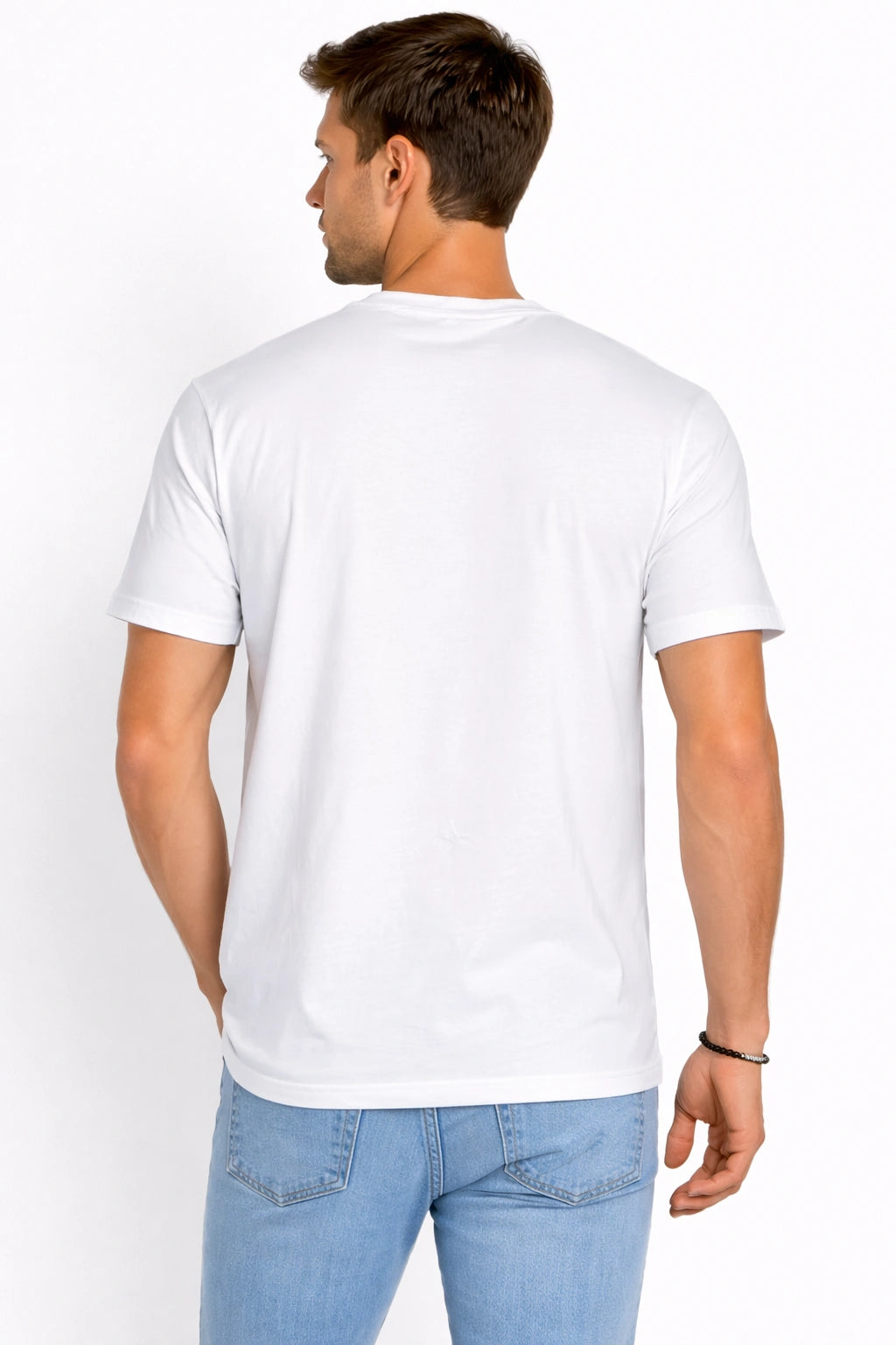 Men’s White Graphic T-Shirt (INSIDE)