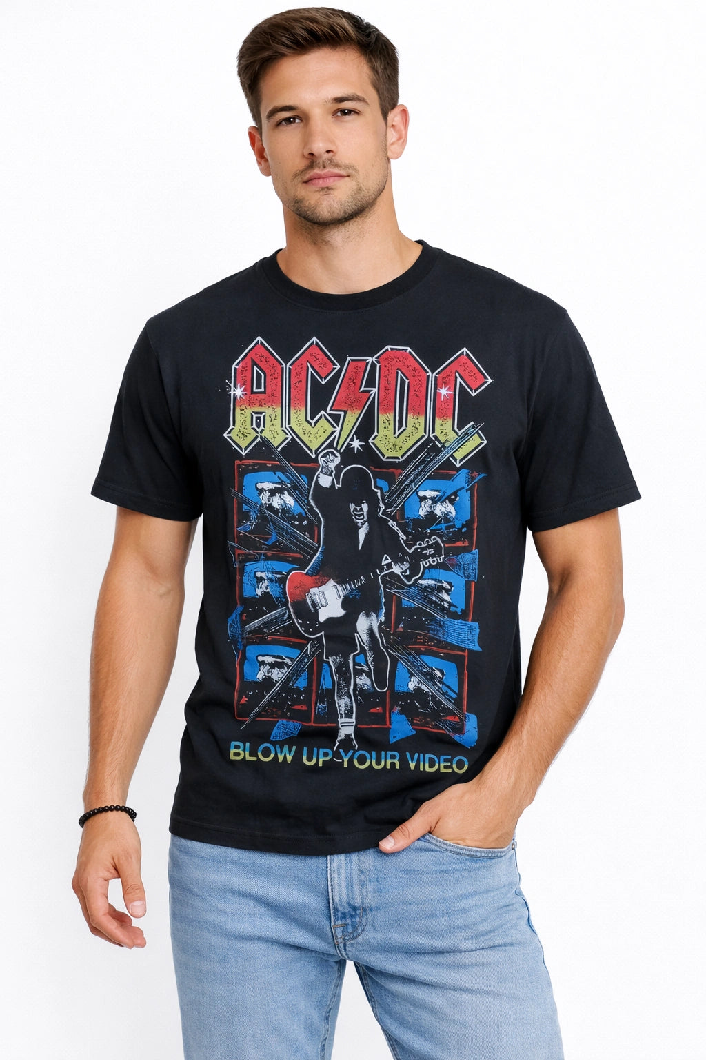 Men’s Black Rock Graphic T-Shirt (INSIDE)