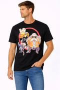 Black Cartoon Graphic Men’s T-Shirt (INSIDE)