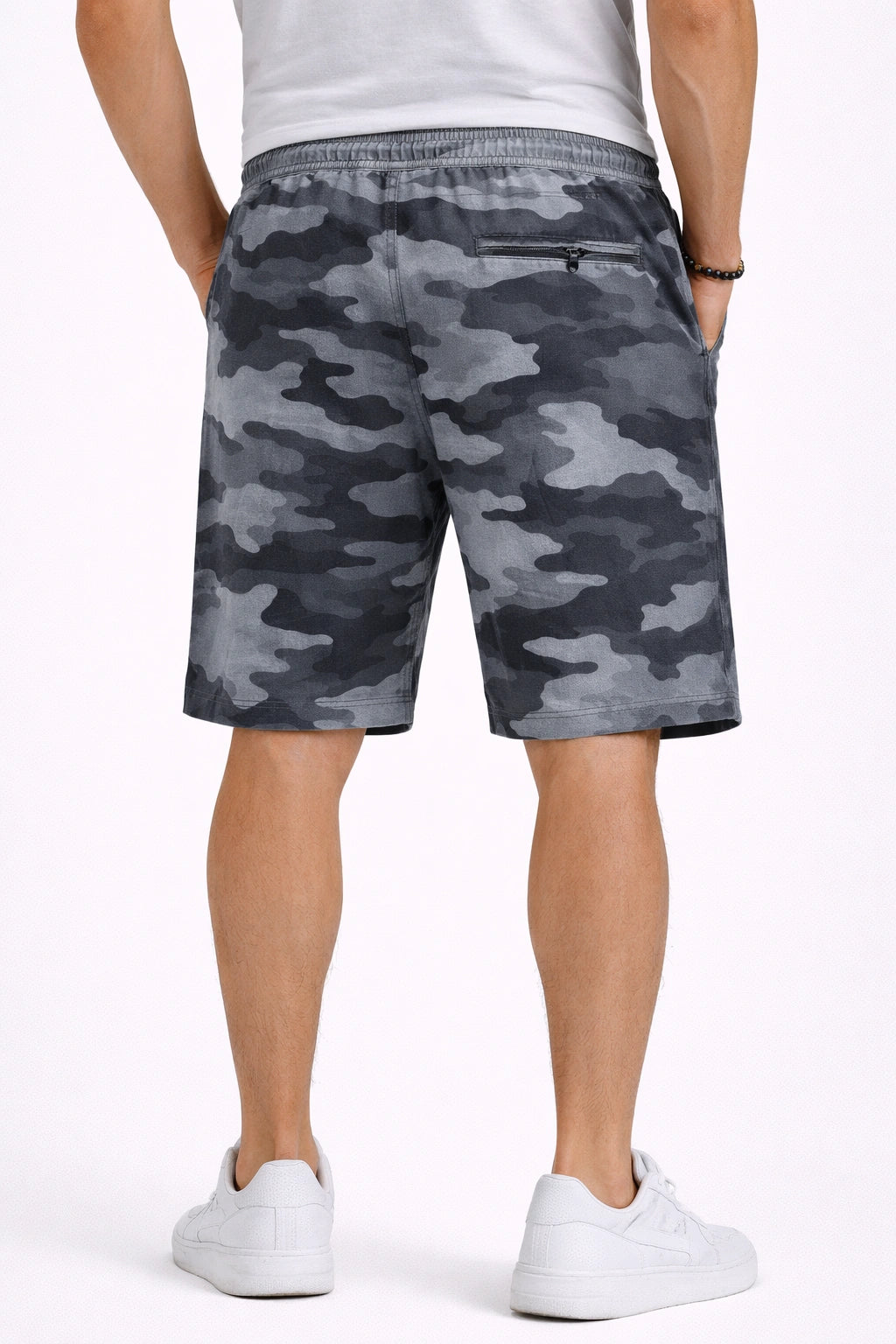 Men’s Grey Urban Print Shorts (INSIDE)