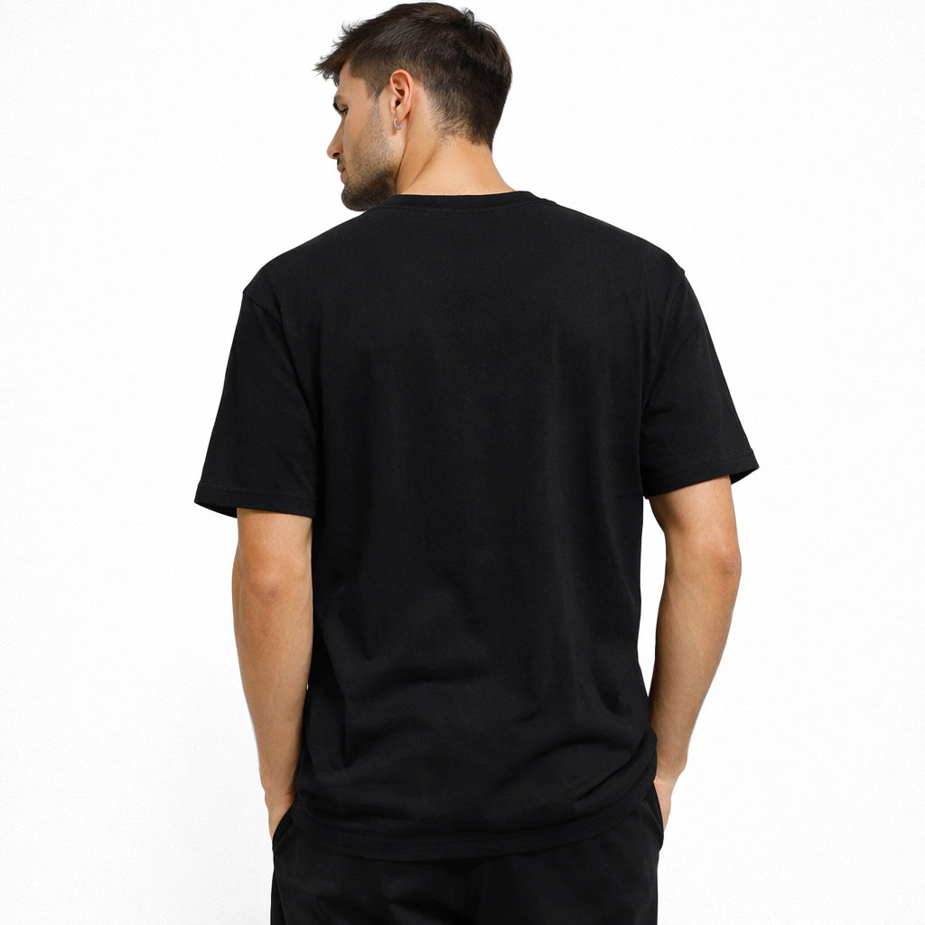 Black Cyber Skull Graphic Tee (IN SIDE)