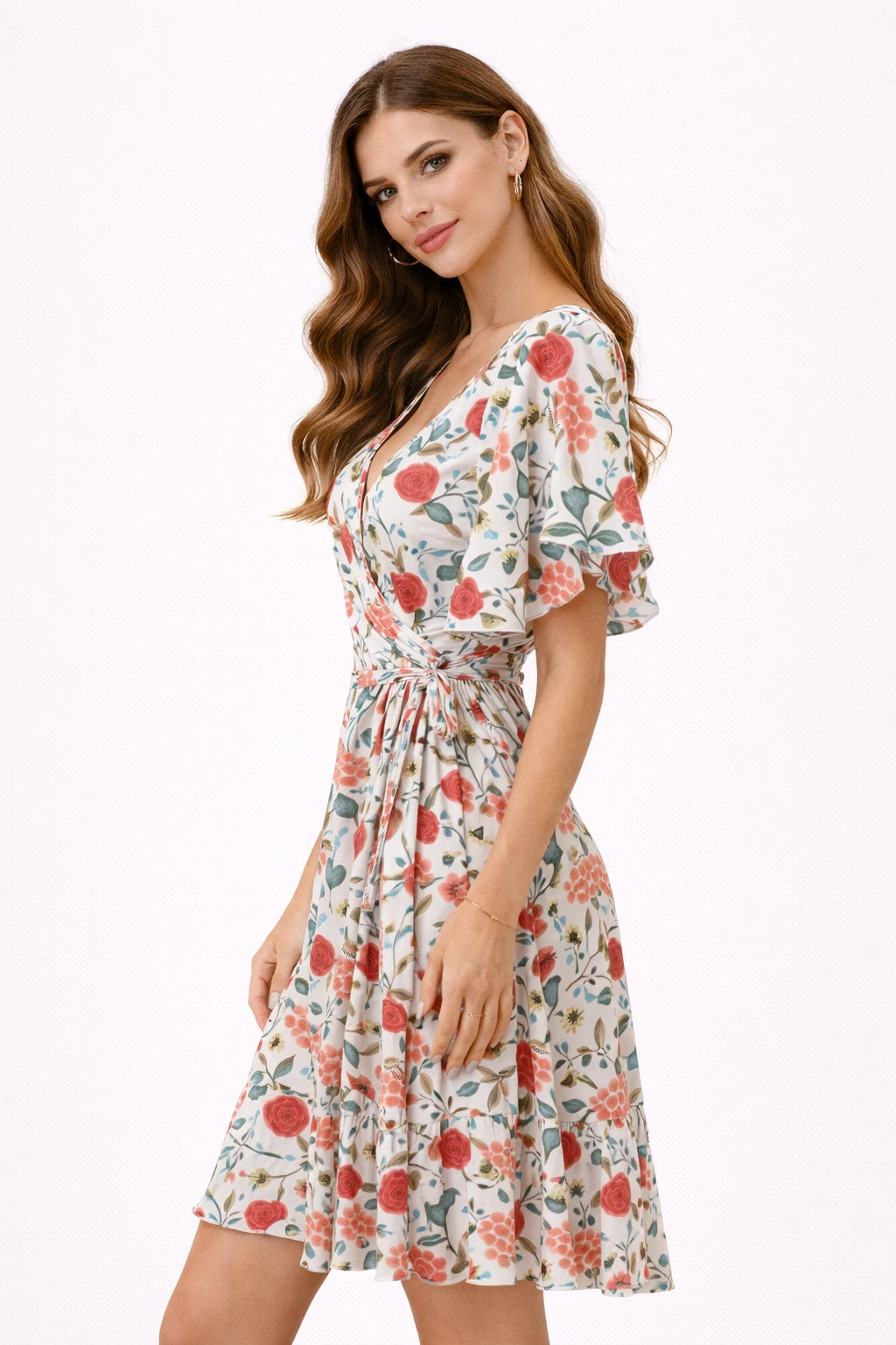 Floral Summer Dress (in side)