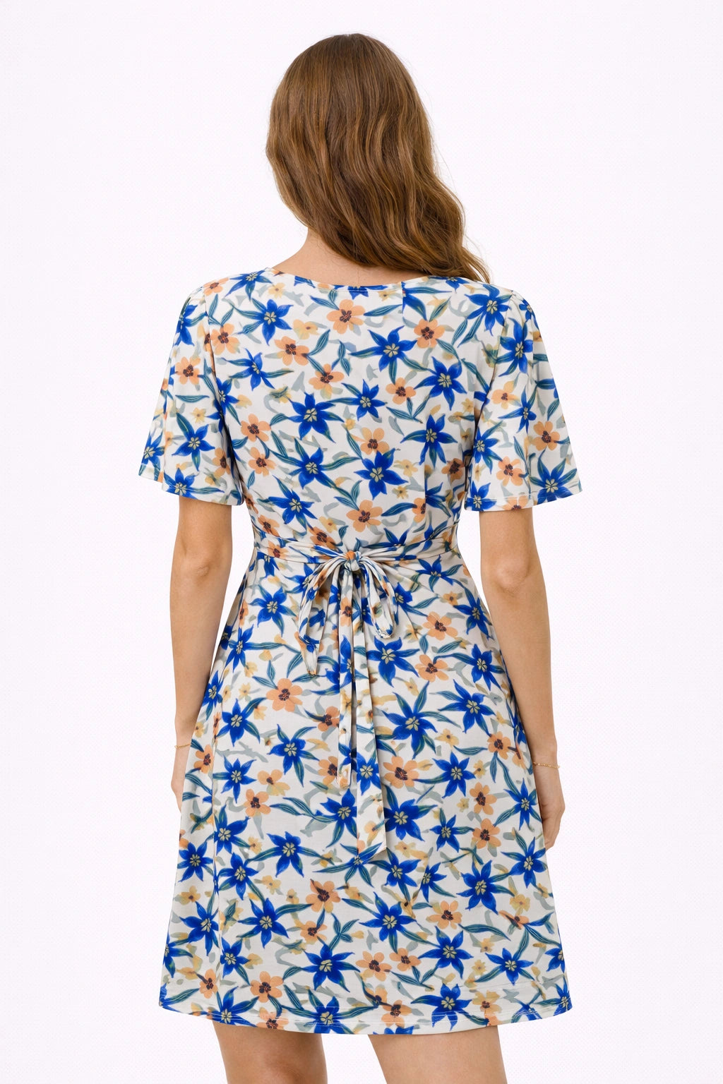 Blue Floral Dress (in side)