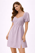 Elegant Lilac Dress (in side)
