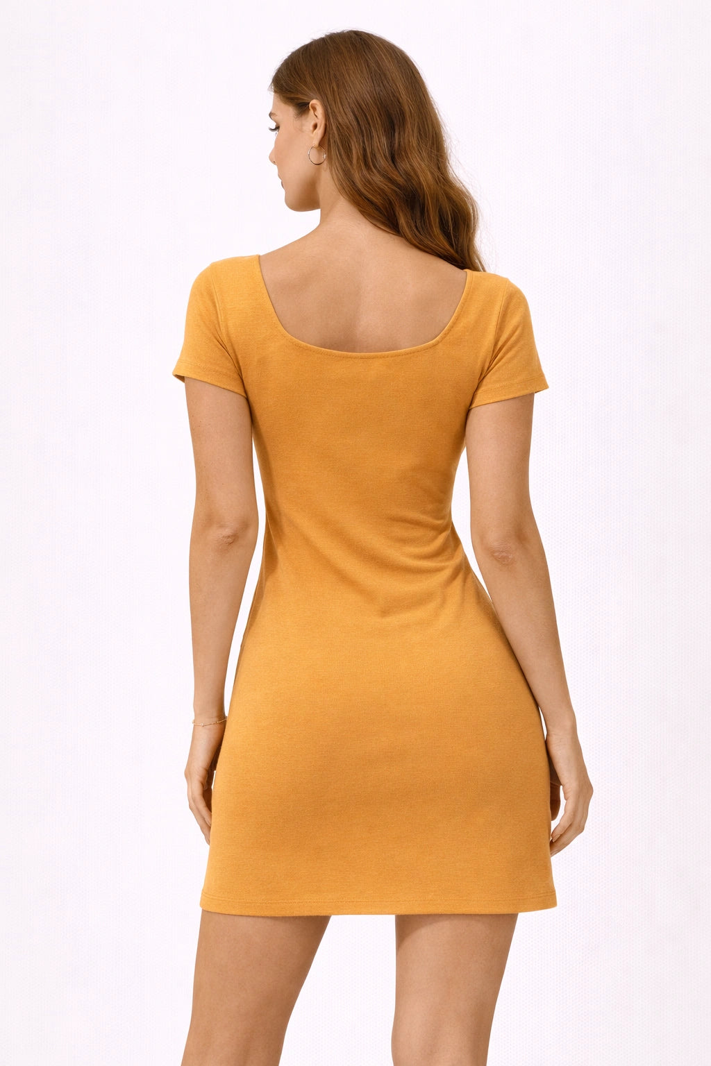 Mustard Mini Dress (in side)