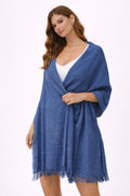 Elegant Blue Shawl (in side)