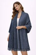 Blue Polka Dot Shawl (in side)