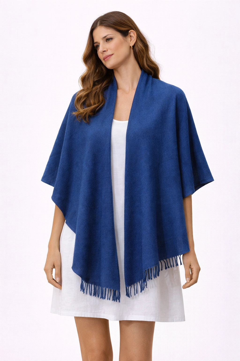 Elegant Navy Blue Shawl (in side)