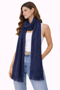 Classic Navy Shawl (in side)