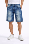 Men’s Blue Denim Shorts (INSIDE)