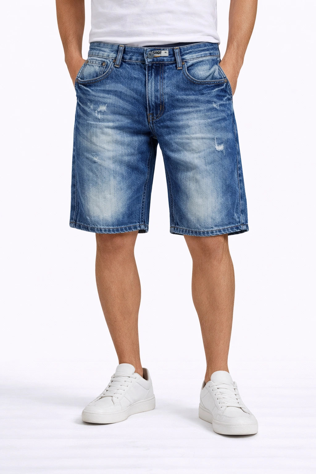 Men’s Blue Denim Shorts (INSIDE)