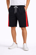Men’s Black Sport Shorts with Red Stripe (INSIDE)