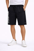 Men’s Black Sport Shorts with Side Print (INSIDE)