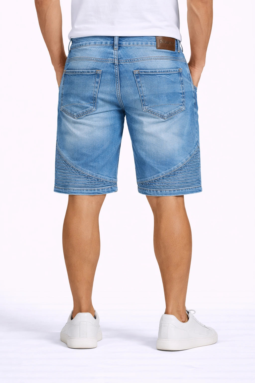 Men’s Blue Denim Shorts (Inside)
