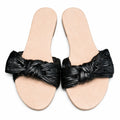 Women’s Black Knot Slide Sandals (INSIDE)