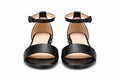 Women’s Black Ankle Strap Sandals (INSIDE)