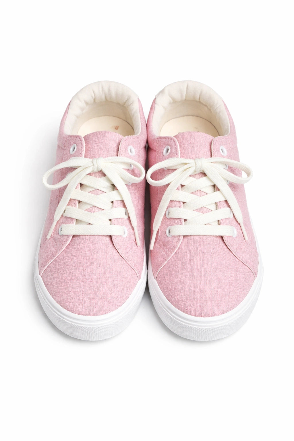 Women's Pink Casual Canvas Sneakers (INSIDE)