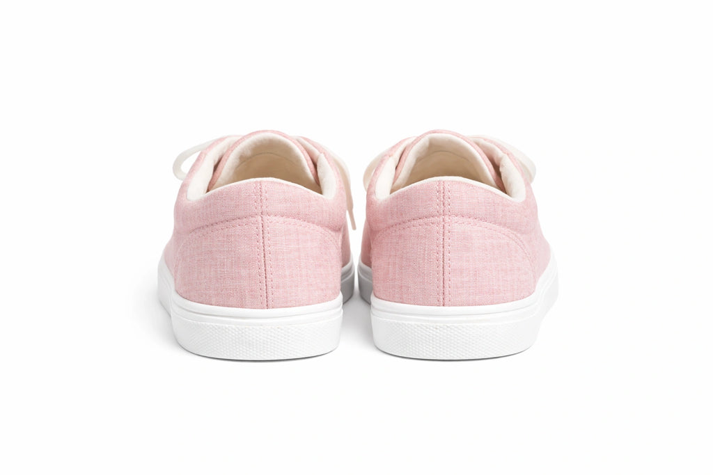 Women's Pink Casual Canvas Sneakers (INSIDE)