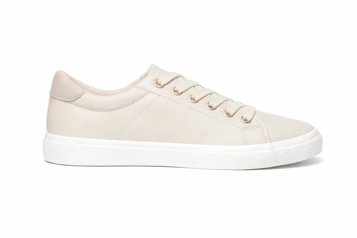 Women's Off-White Casual Sneakers  (INSIDE)