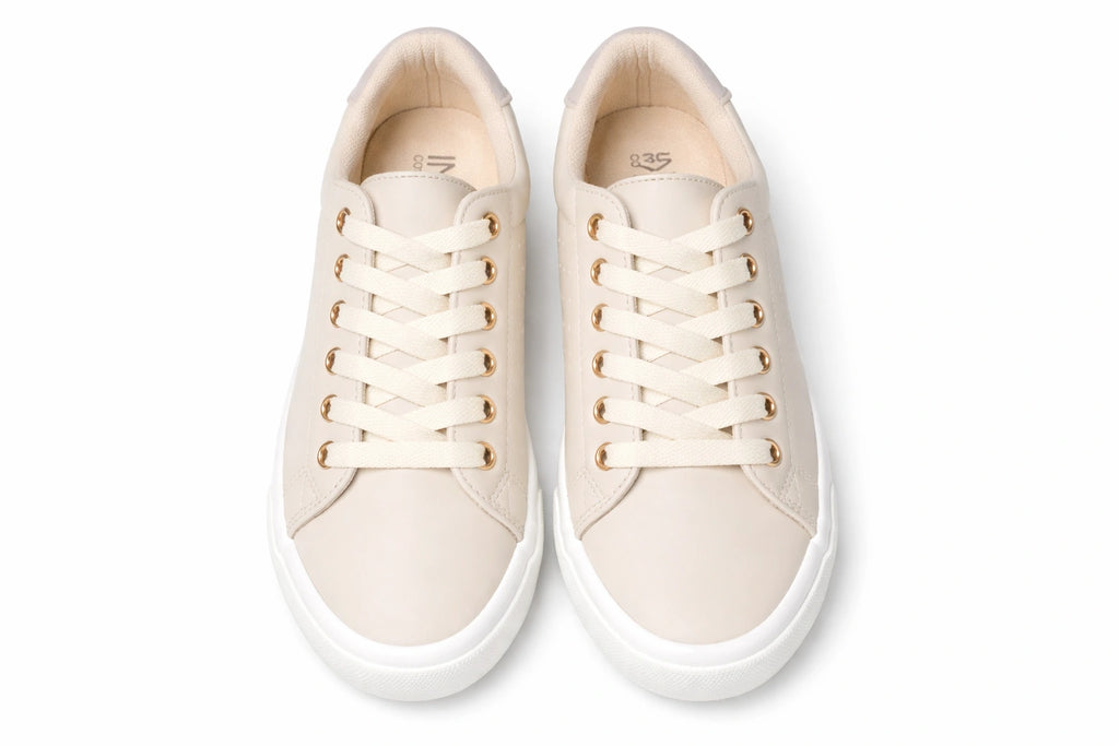 Women's Off-White Casual Sneakers  (INSIDE)