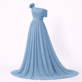 Dreses marciano One-shoulder chiffon dress with floral detail(Guess)