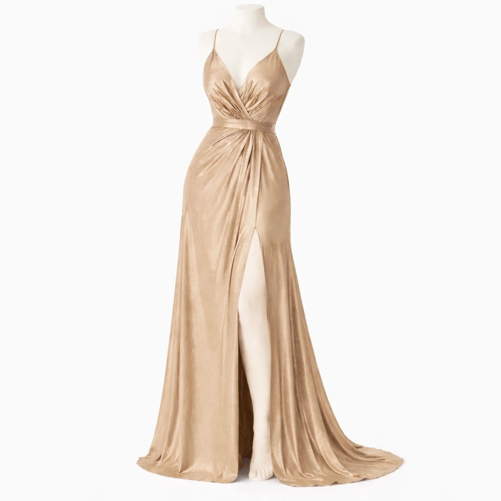Women's Dress Champagne Gold (HANITA)