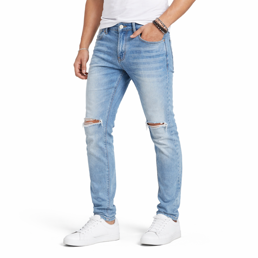 Men’s Light Blue Denim Jeans (INSIDE)