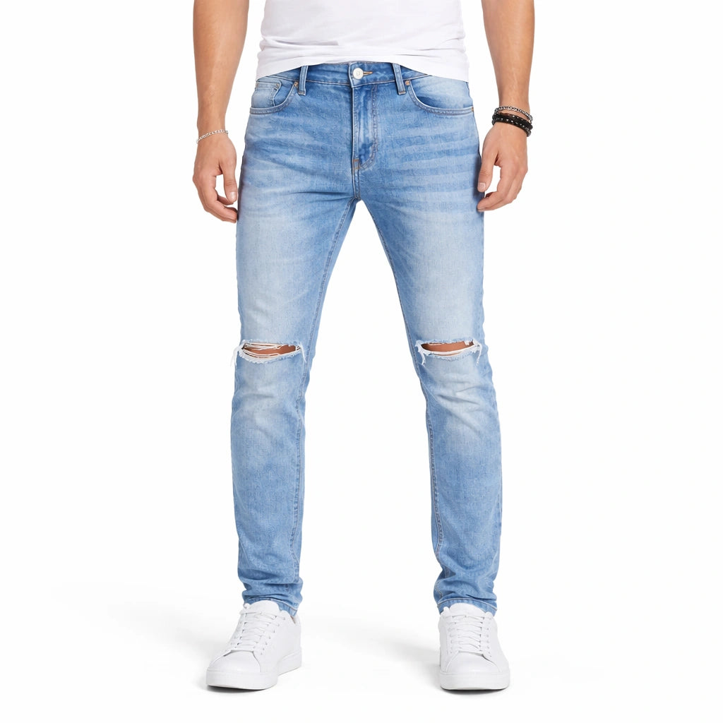 Men’s Light Blue Denim Jeans (INSIDE)