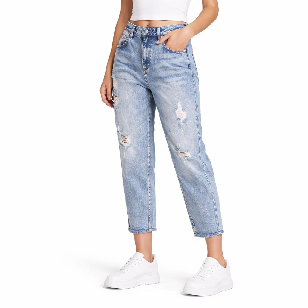 Women’s Light Blue Denim Jeans (INSIDE)