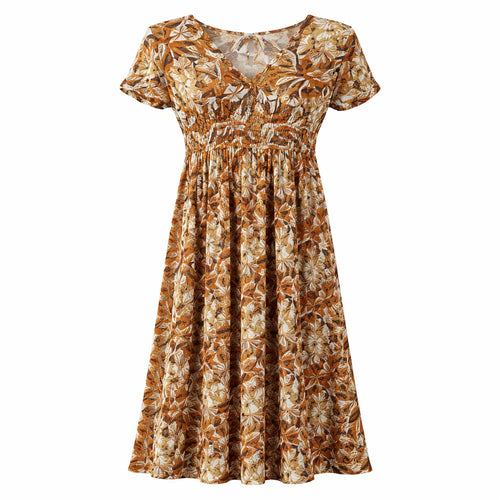 Bohemian-Inspired Midi Dress(INSIDE)