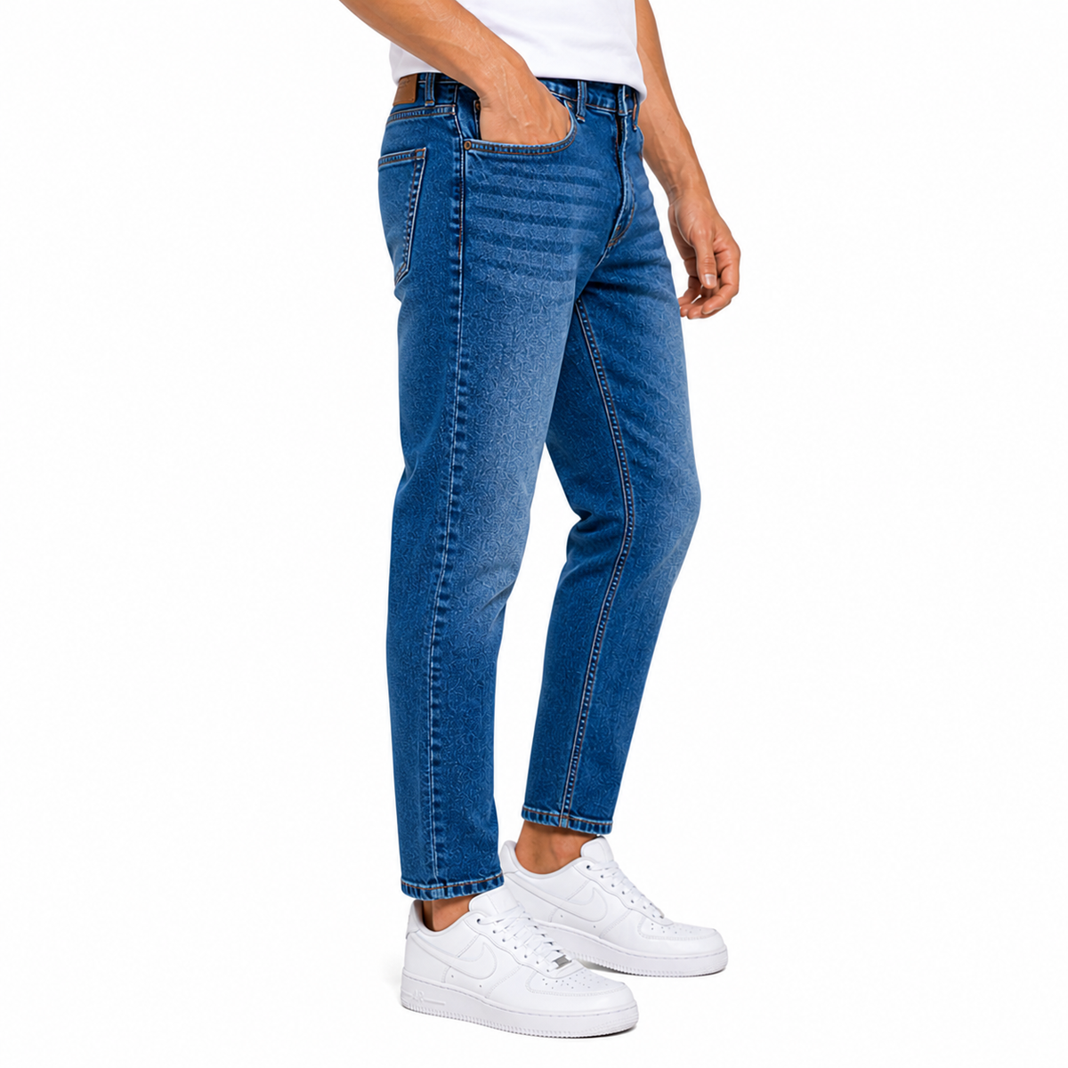 Classic Blue Tapered Jeans(INSIDE)