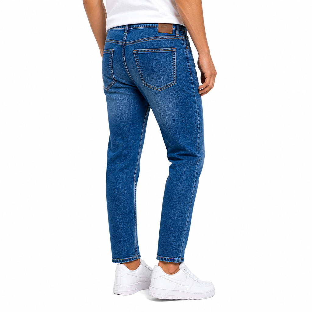 Classic Blue Tapered Jeans(INSIDE)