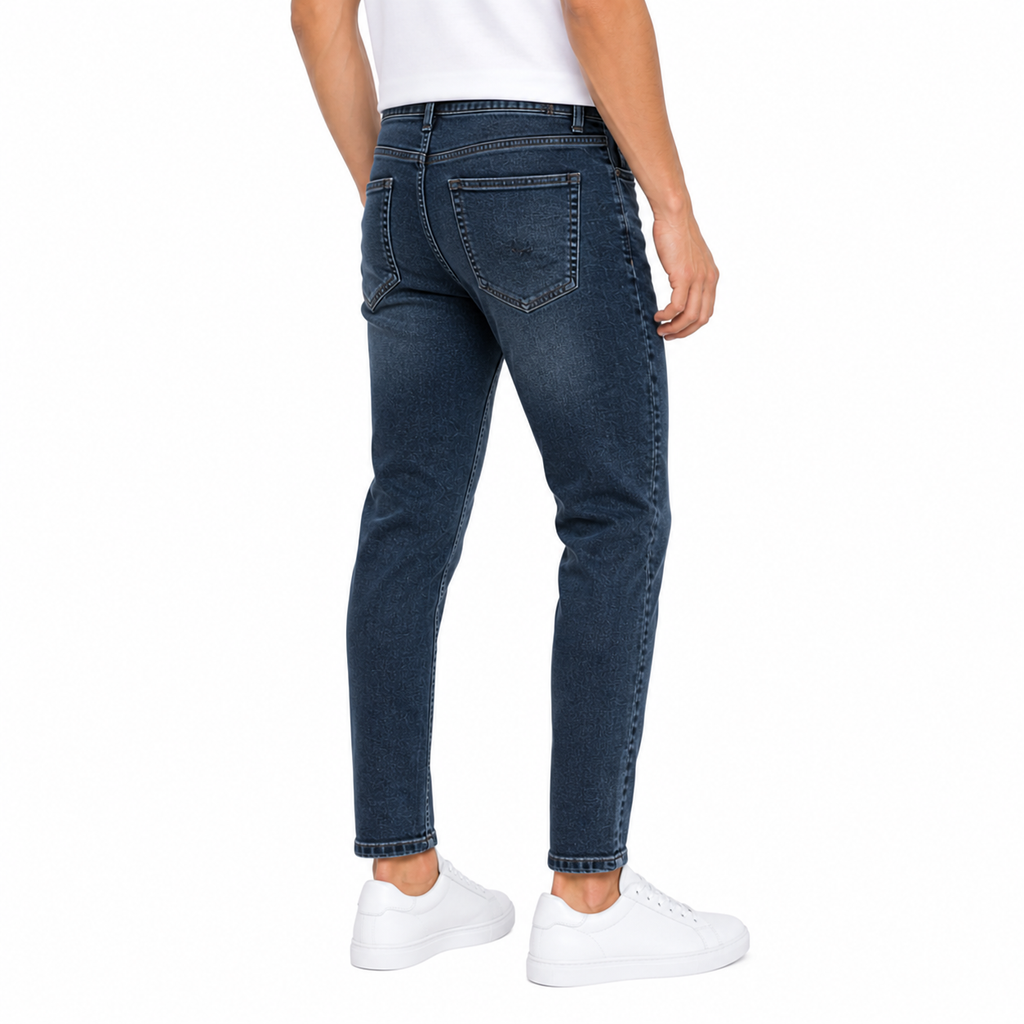 (INSIDE)Pattern Blue Jeans