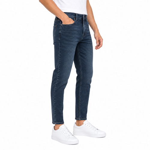 (INSIDE)Pattern Blue Jeans