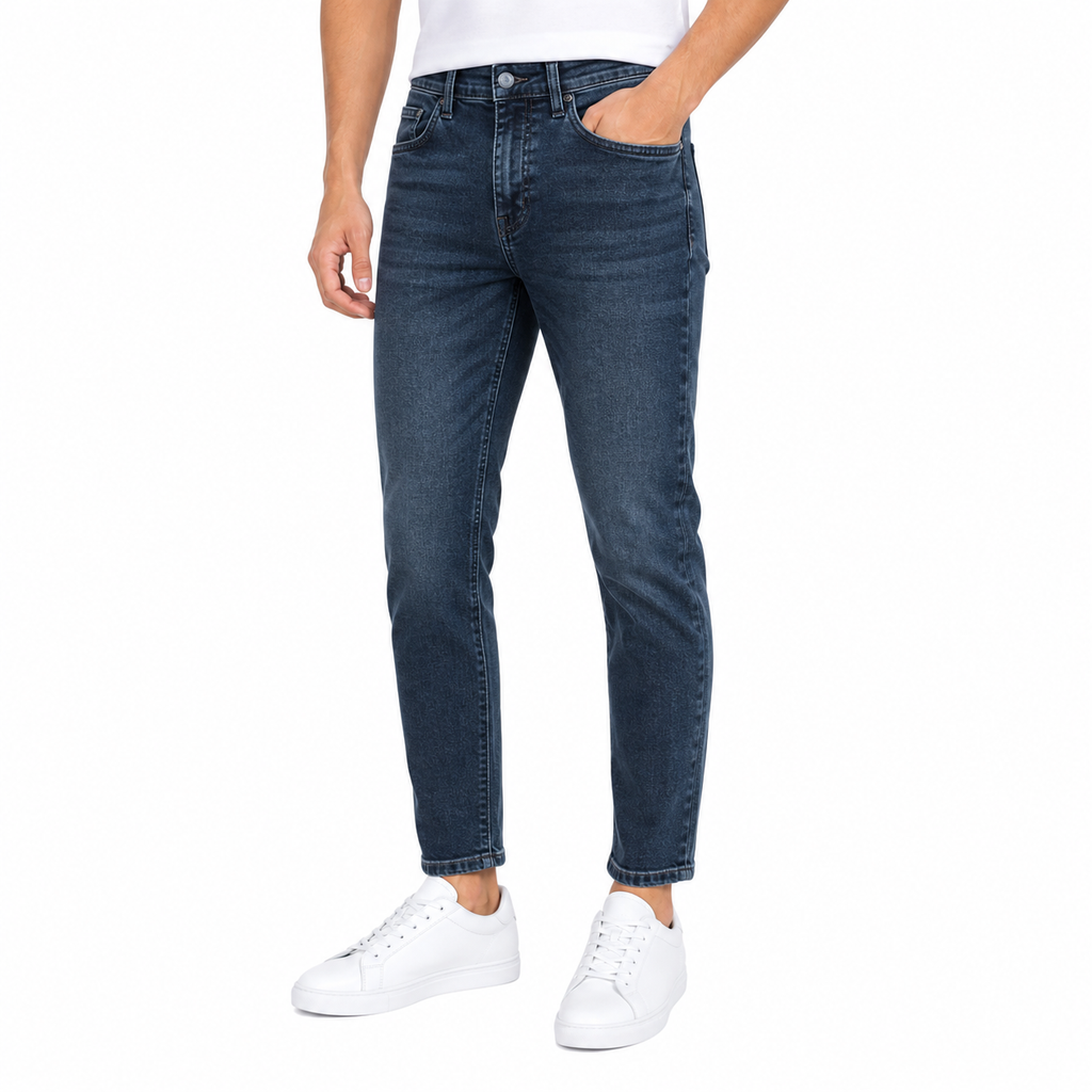 (INSIDE)Pattern Blue Jeans