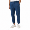 Pleated Front Denim Trousers Jeans (INSIDE)