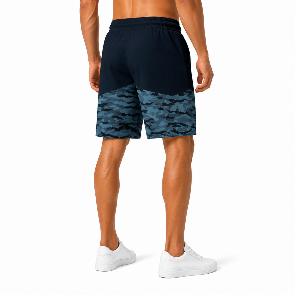Modern Navy Camo Shorts(INSIDE)