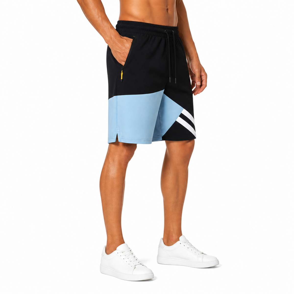 Modern Geometric Athletic Shorts(INSIDE)
