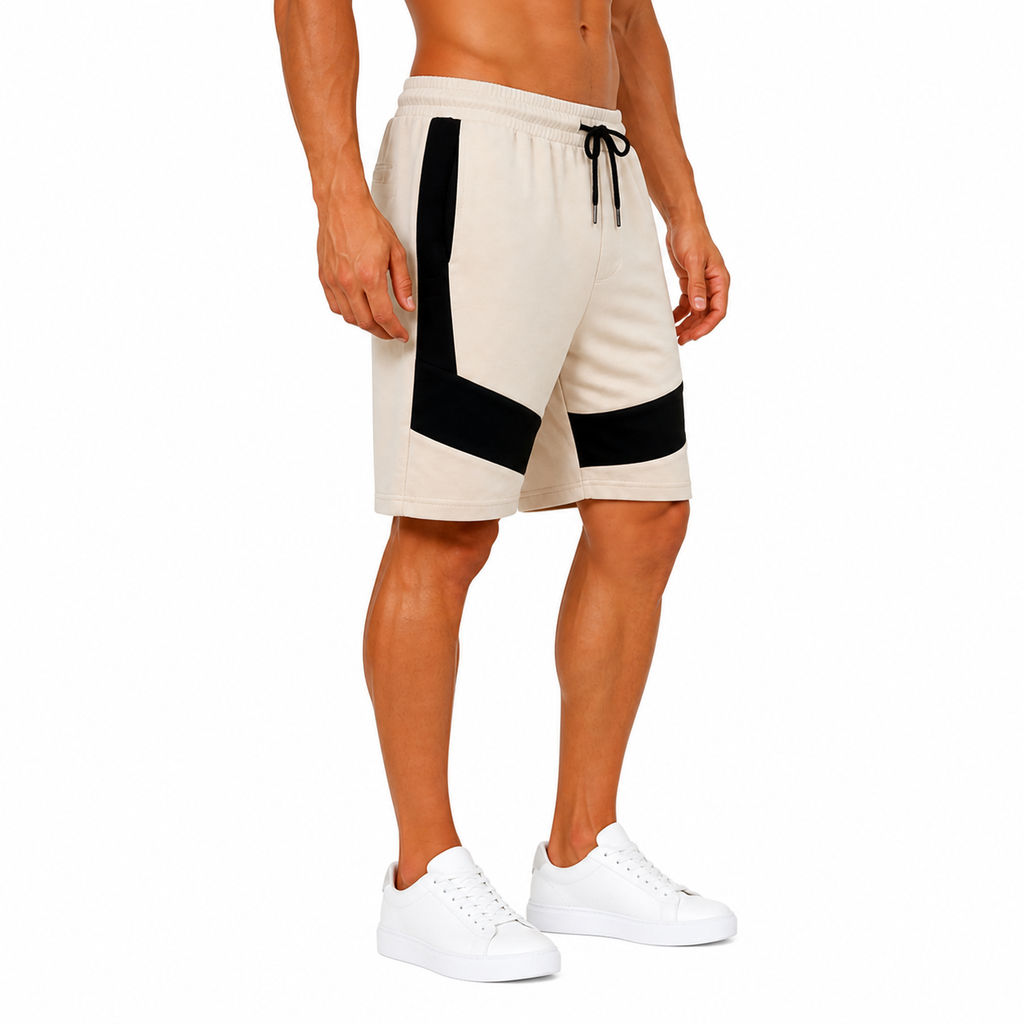 Modern Beige Athletic Shorts(INSIDE)