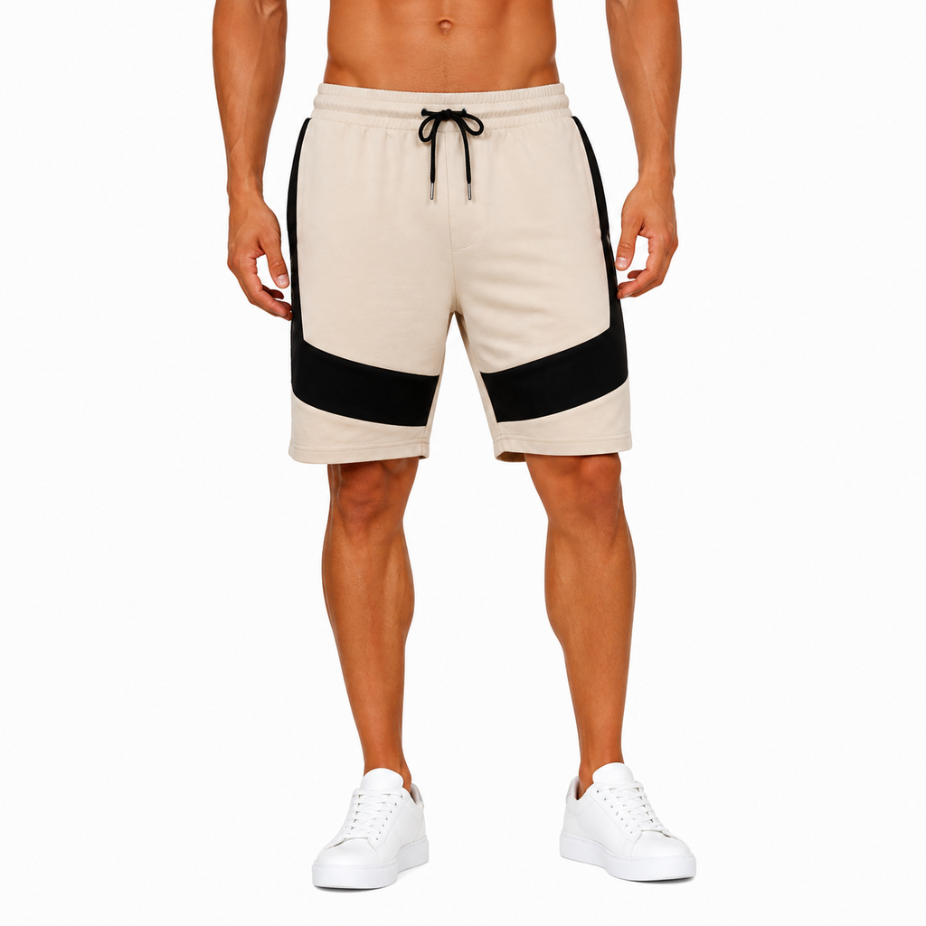 Modern Beige Athletic Shorts(INSIDE)