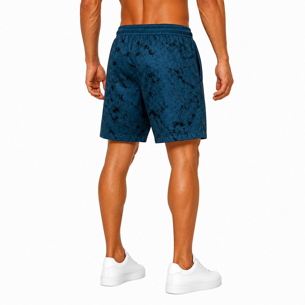 Navy Marble Swim Shorts(INSIDE)