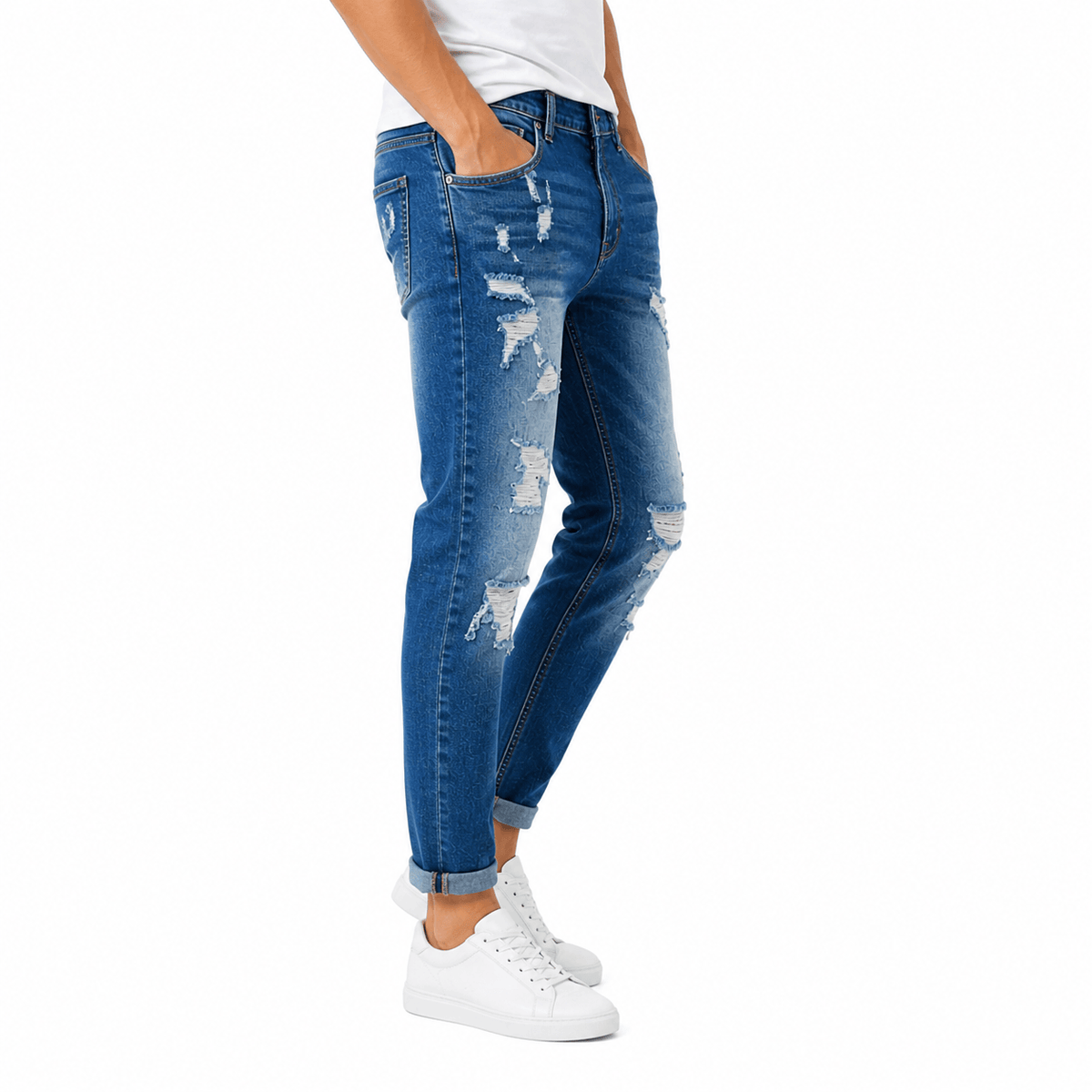 Urban Distressed Slim Jeans (INSIDE)