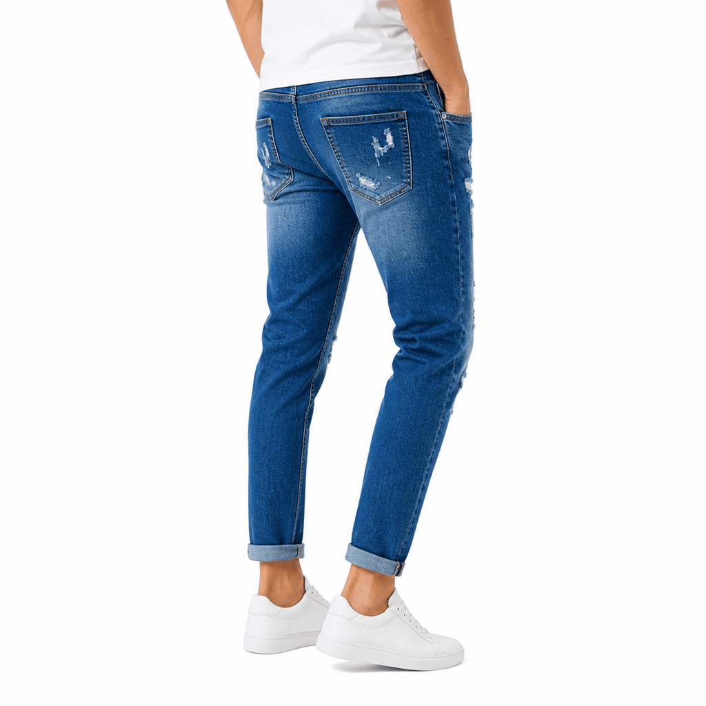 Urban Distressed Slim Jeans (INSIDE)