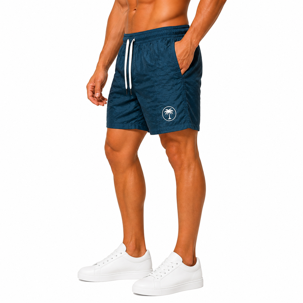Glossy Indigo Swim Shorts(INSIDE)
