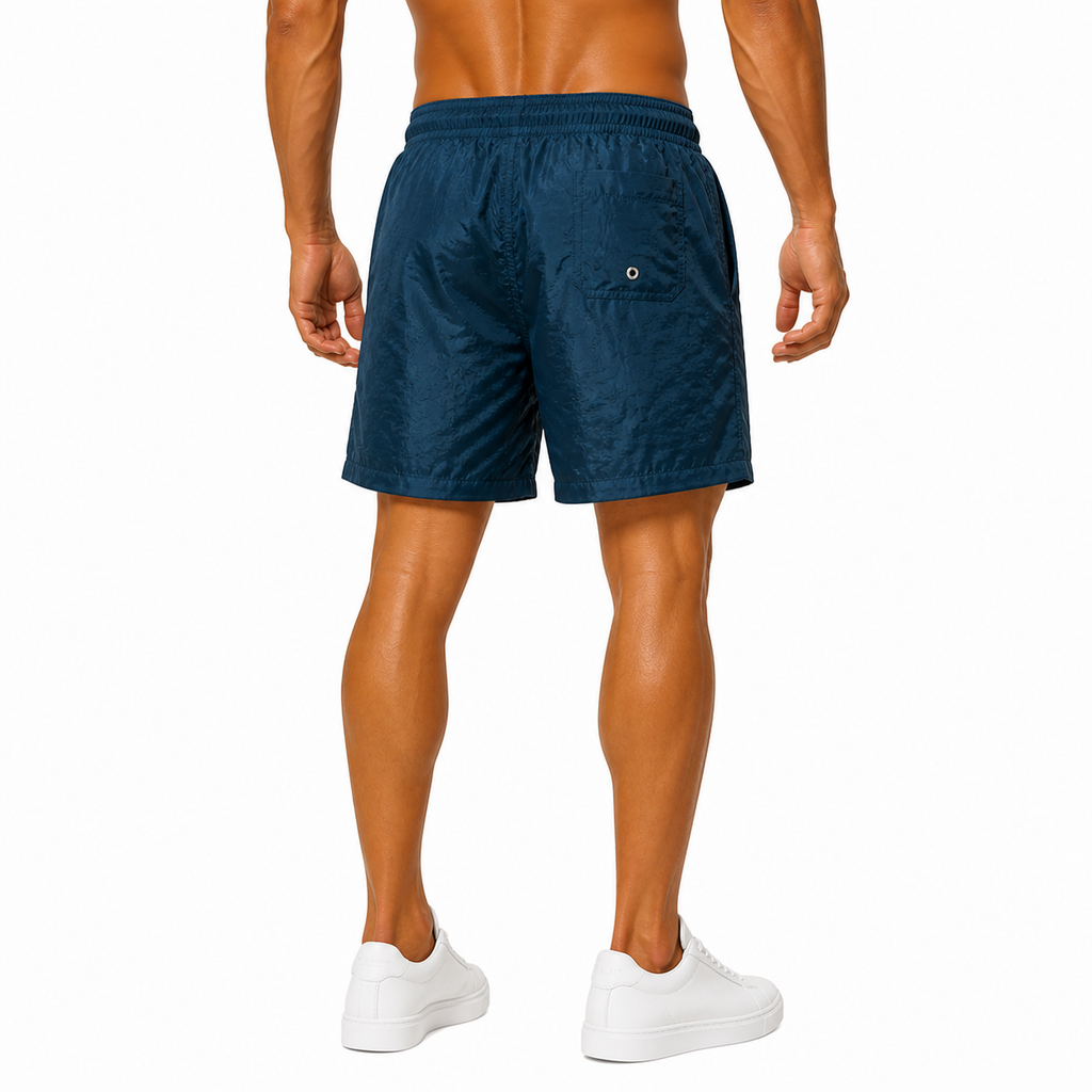 Glossy Indigo Swim Shorts(INSIDE)