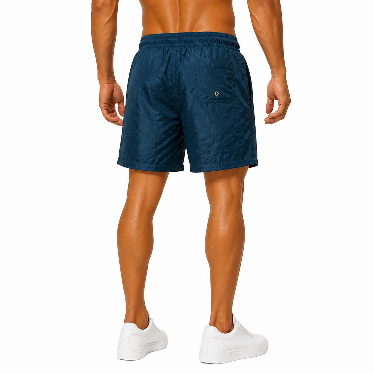 Glossy Indigo Swim Shorts(INSIDE)