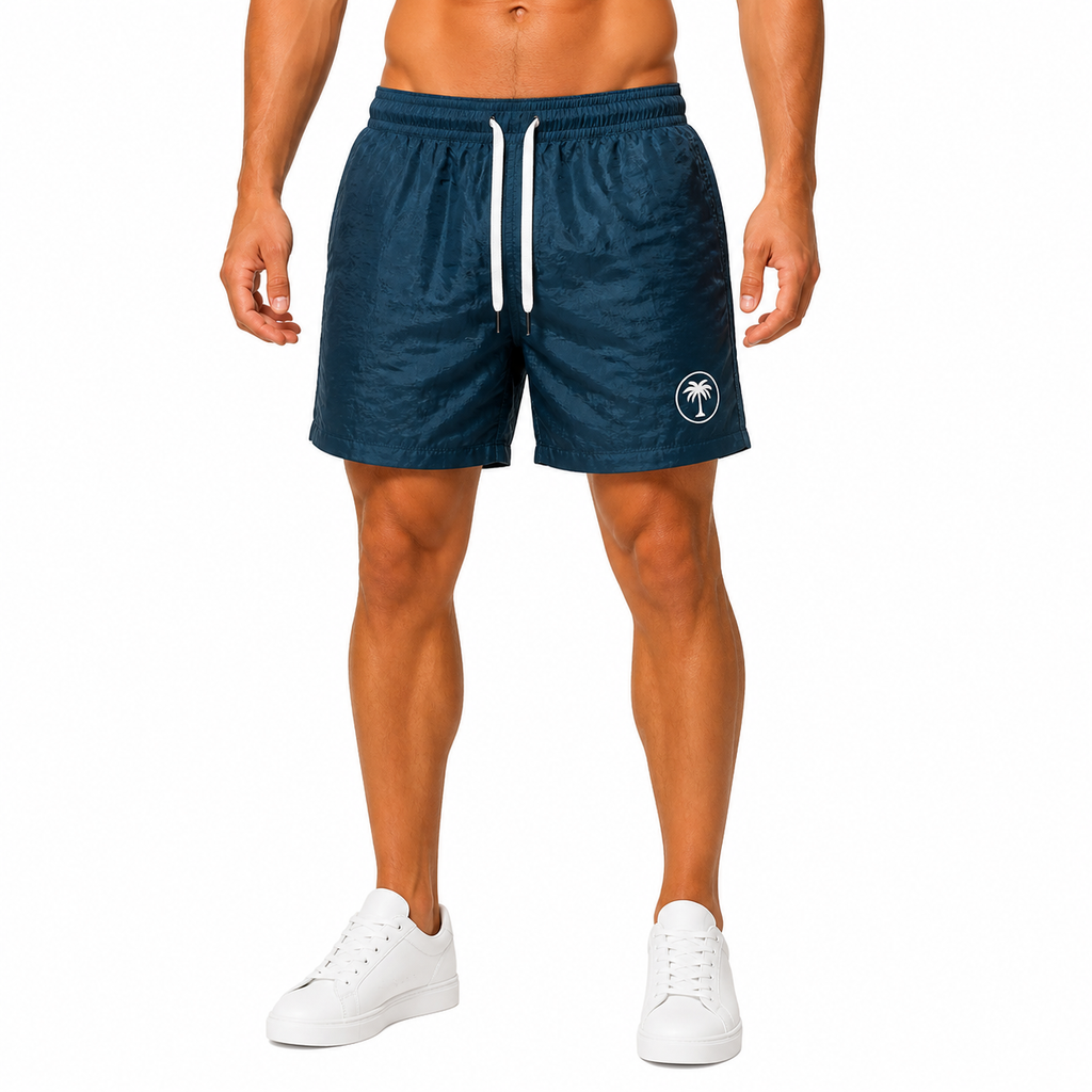 Glossy Indigo Swim Shorts(INSIDE)